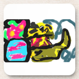 Posavasos Recuperador de oro y primavera