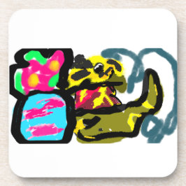 Posavasos Recuperador de oro y primavera