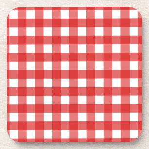 Posavasos Red gingham