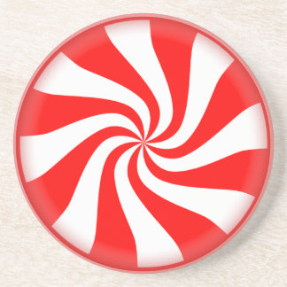 Posavasos Red Peppermint Candy