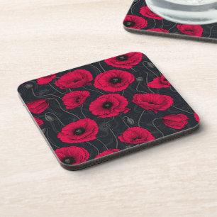 Posavasos Red Poppies