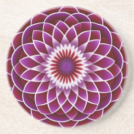 Posavasos Red Purple Dahlia
