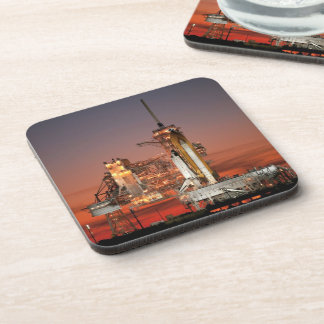 Posavasos Red Sky para el lanzamiento del transbordador espa