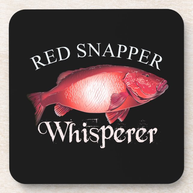 Posavasos Red Snapper Whisperer Dark (Frente)