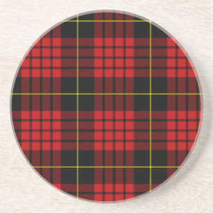 Posavasos Red Tartan Coaster