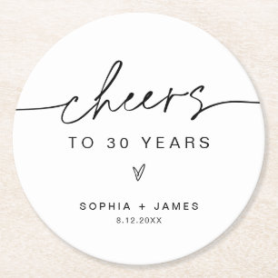 POSAVASOS REDONDO DE PAPEL 