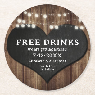 POSAVASOS REDONDO DE PAPEL 