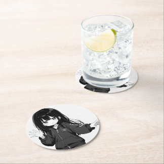 POSAVASOS REDONDO DE PAPEL じとめ堂のコースター