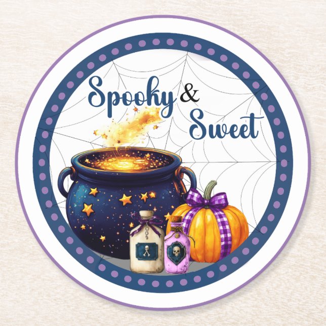 Posavasos Redondo De Papel A Baby's Brewing Paper Coaster (Anverso)