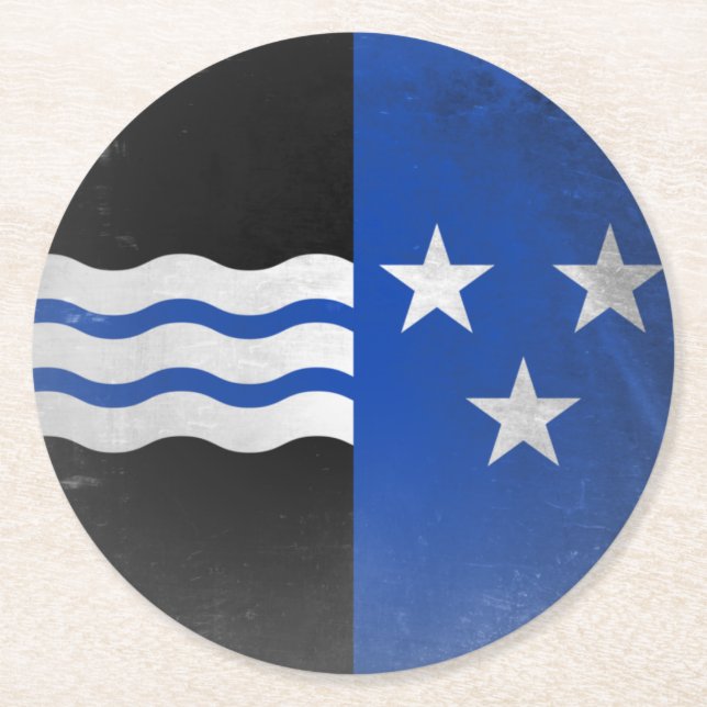 Posavasos Redondo De Papel Aargau (Anverso)