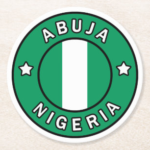Posavasos Redondo De Papel Abuja Nigeria