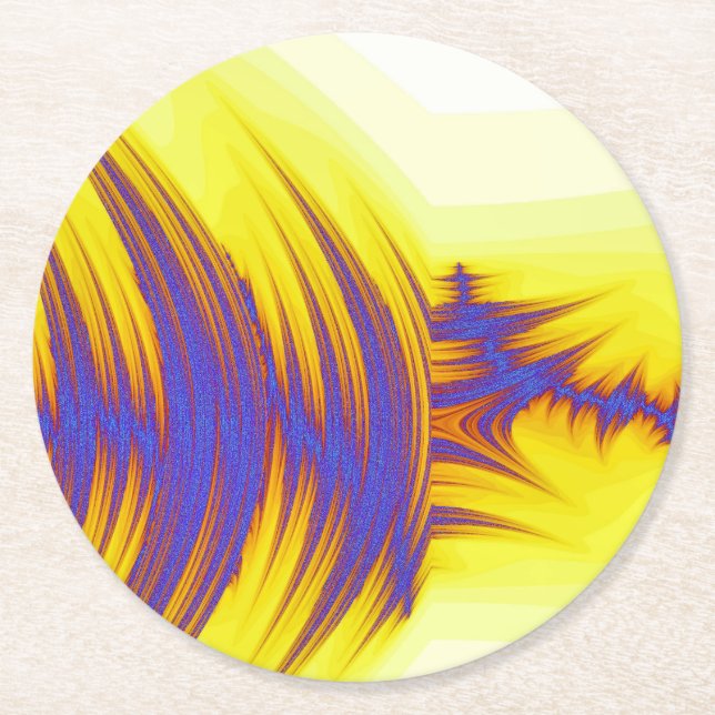 POSAVASOS REDONDO DE PAPEL AGUA (Anverso)