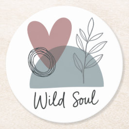 Posavasos Redondo De Papel Alma salvaje