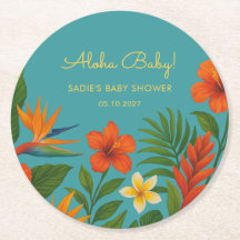 ¡Aloha Bebé! Chic Baby Shower Tropical