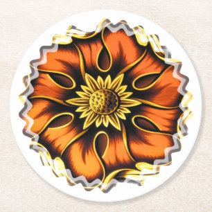 POSAVASOS REDONDO DE PAPEL ANTIGUO INGLATERRA