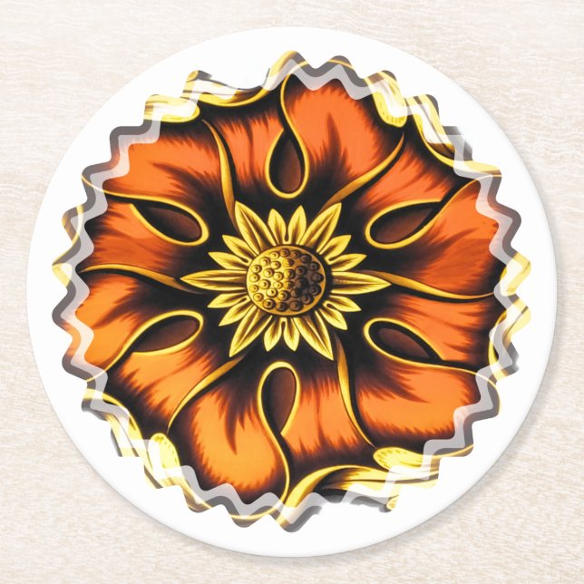 POSAVASOS REDONDO DE PAPEL ANTIGUO INGLATERRA (Anverso)