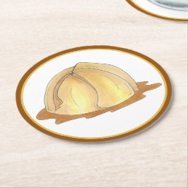 Posavasos Redondo De Papel Apple Dumplings Amish Pennsylvania PA Alimentos ho