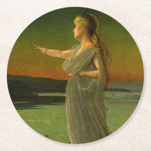 Posavasos Redondo De Papel Ariadne en Naxos John Atkinson Grimshaw