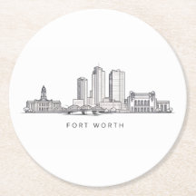Arte de línea minimalista de la silueta de Fort Wo