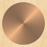 Posavasos Redondo De Papel Aspecto Metalizado de cobre Circular Metálica<br><div class="desc">Este diseño se puede personalizar eligiendo la opción Editar diseño. También puede transferir a otros artículos. Póngase en contacto conmigo en colorflowcreations@gmail.com o utilice la opción de chat en la parte superior de la página si desea tener este diseño en otro producto o necesita ayuda. Ver más de mis diseños...</div>