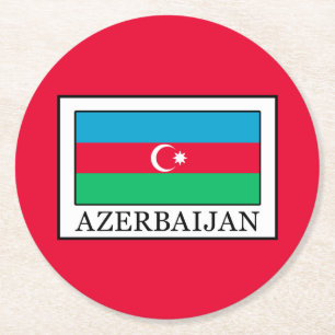 Posavasos Redondo De Papel Azerbaiyán