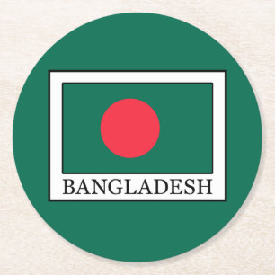 Posavasos Redondo De Papel Bangladesh