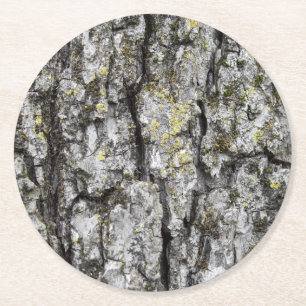 Posavasos Redondo De Papel Baraja de árbol