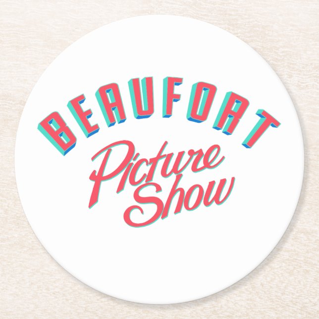 Posavasos Redondo De Papel Beaufort Picture Show Coasters (Anverso)