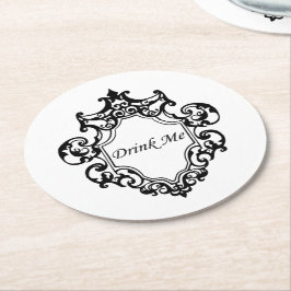 Posavasos Redondo De Papel ¡Beba!