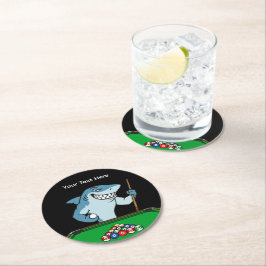 Posavasos Redondo De Papel Billiards Pool Shark Guest Drink Coasters