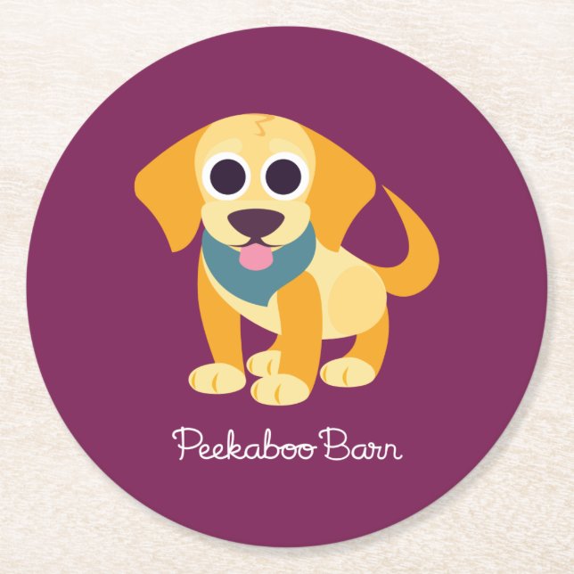 Posavasos Redondo De Papel BO el perro (Anverso)