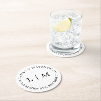 Boda Monograma blanco