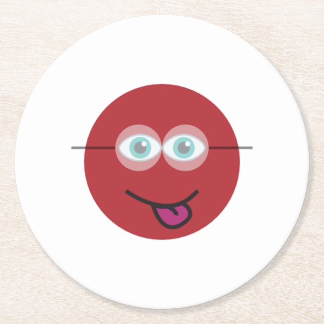 Posavasos Redondo De Papel Bollie Paaster (Anverso)