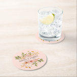 Posavasos Redondo De Papel Bonito floral de boda en el jardín<br><div class="desc">Esta hermosa obra de arte floral es transferible a una serie de productos para hacer un hermoso favor de boda personalizado. DM con cualquier solicitud. ¡Gracias por visitar mi tienda Zazzle!</div>