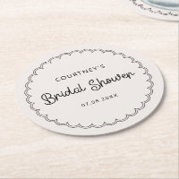 Borde de vieiras Ducha de novias Beber vainas