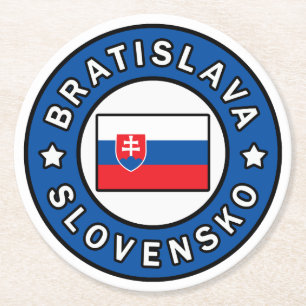 Posavasos Redondo De Papel Bratislava Eslovaquia