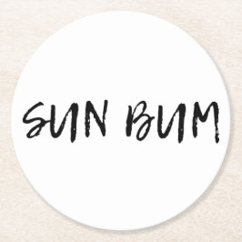 Posavasos Redondo De Papel Bum de sol