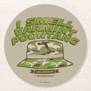Posavasos Redondo De Papel Caddyshack Varmint Poontang