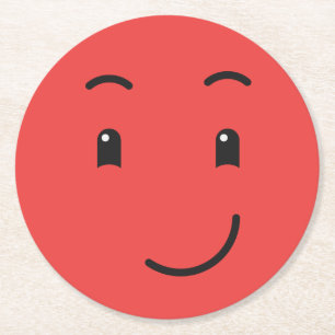 Posavasos Redondo De Papel Cápsulas de papel liso 1/9