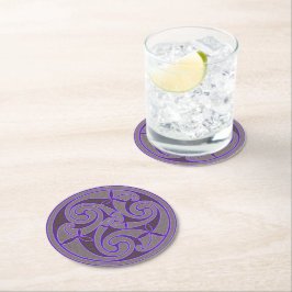 Posavasos Redondo De Papel Celtic Art & Design Paper Coasters
