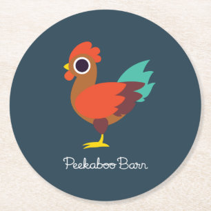 Posavasos Redondo De Papel Chester el gallo