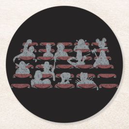 Posavasos Redondo De Papel Cinema hall of fame