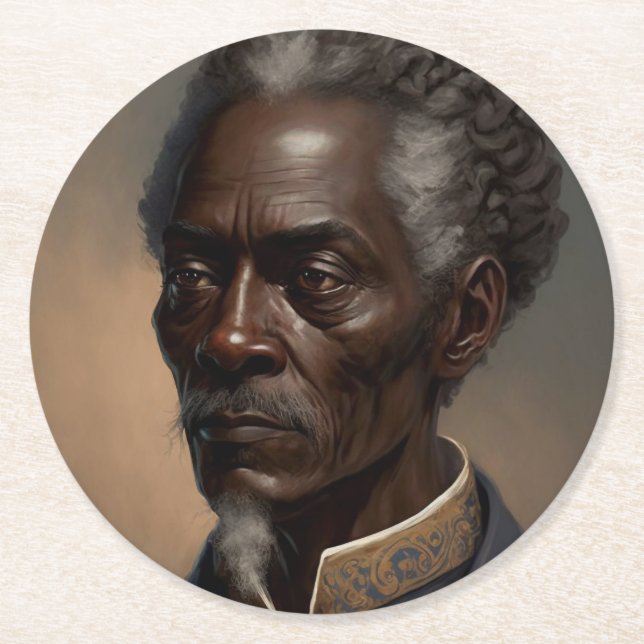 Posavasos Redondo De Papel Cleon Porträt Gemälde (Anverso)