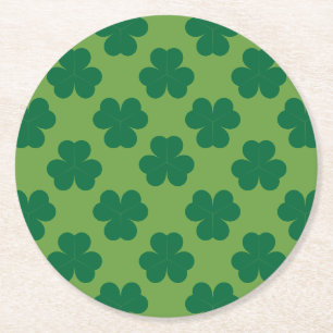 Posavasos Redondo De Papel Clover