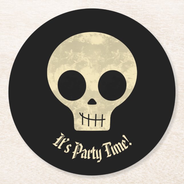 Posavasos Redondo De Papel Coasters (Anverso)