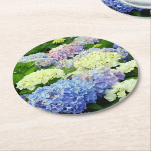 Posavasos Redondo De Papel COASTERS DEL FIESTA Hydrangea Mix-PAPER