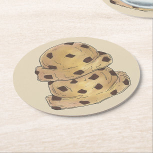 Posavasos Redondo De Papel Cocina de chocolate Dough Bakery pastelero Chef