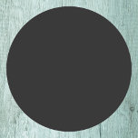 Posavasos Redondo De Papel Color negro oscuro<br><div class="desc">Un negro intenso y sofisticado que exuda elegancia intemporal.Perfecto para quienes buscan una declaración audaz.Este poderoso matiz capta la esencia del misterio y la sofisticación.Este rico color negro es la mejor opción para una estética llamativa y refinada.</div>