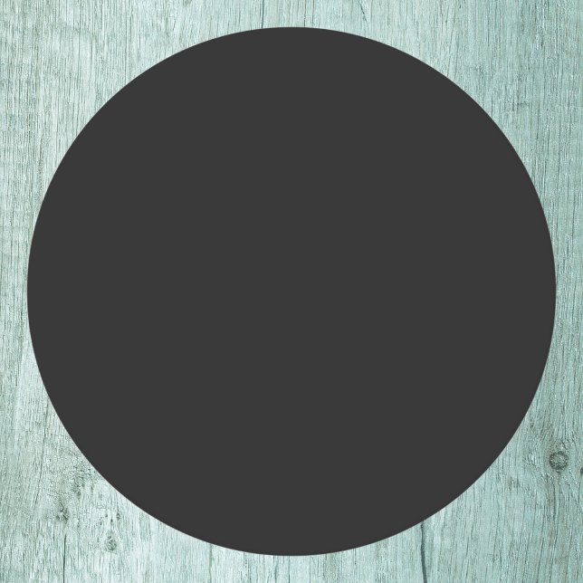 Posavasos Redondo De Papel Color negro oscuro (Subido por el creador)