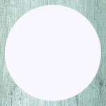Posavasos Redondo De Papel Color sólido blanco<br><div class="desc">Color sólido blanco</div>